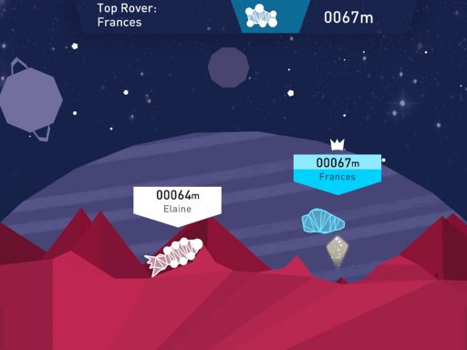Screenshot from the Rugged Rovers game