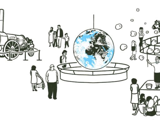 Still from science capital and the informal learning sector animation: Museums and science centres.