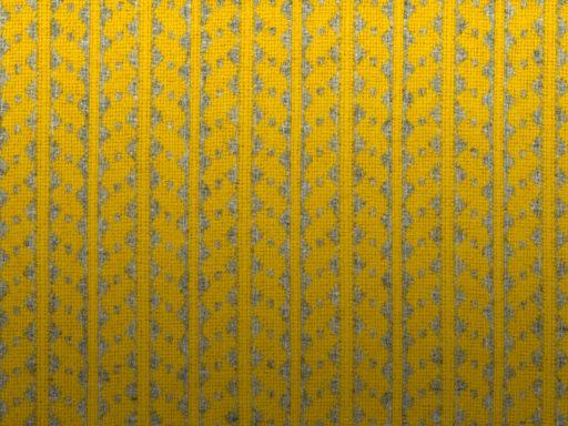 Sample of yellow fabric based on mica pattern.